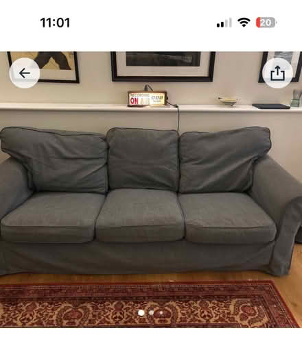 Photo of free Ektorp three and two seater sofas (Old alresford) #1