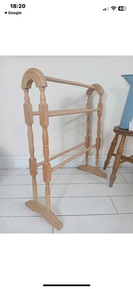 Photo of Wooden towel rail (Kings Lynn) #1