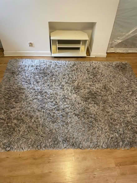 Photo of free Grey shaggy rug (N5 Highbury) #1