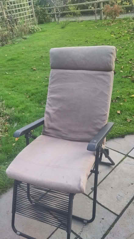 Photo of free IKEA Poang cushion and removable cover only (no chair) (IP4) #2