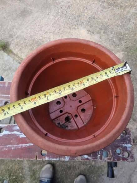 Photo of free 6 identical plastic pots (EN11 rye house area) #2