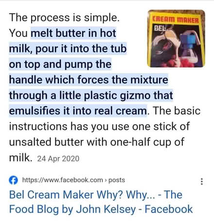 Photo of free Bell cream maker. (Southport PR9) #3