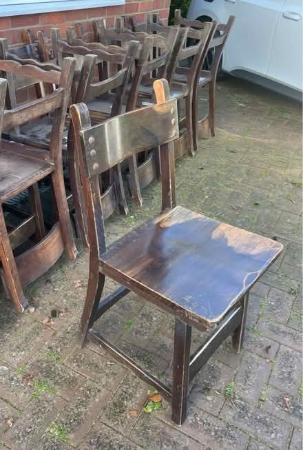 Photo of free 15x Wooden Chairs (Chesham) #2