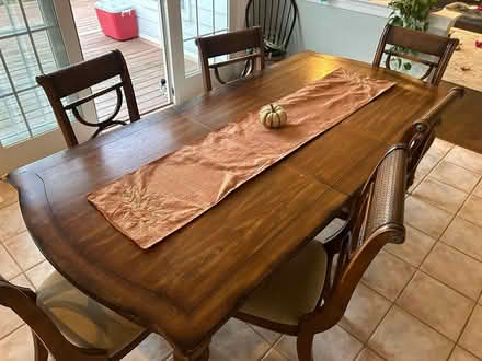 Photo of free Wooden Kitchen table and 6 chairs (West chester) #1