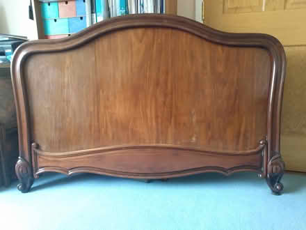 Photo of free French Mahogany bed board (Loweswater) #2