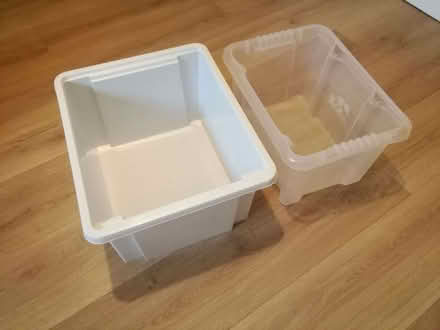 Photo of free Two plastic crates (GU9) #1