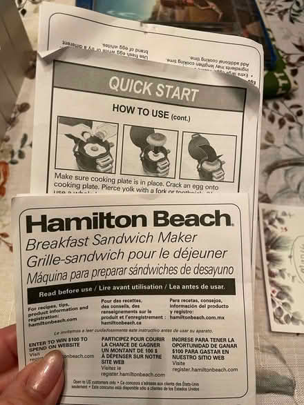 Photo of free Clothes steamer & sandwich maker (West Billerica) #2
