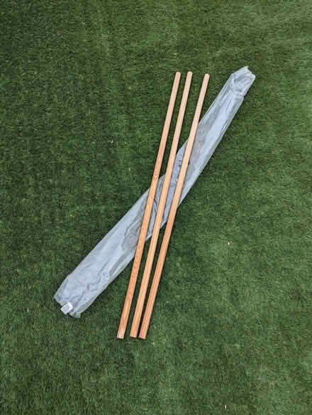 Photo of free 3 Spare Wooden Broom Handles (Bisley GU24) #1