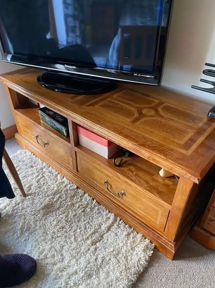 Photo of free M&S Wooden TV unit (Helston area TR13) #1