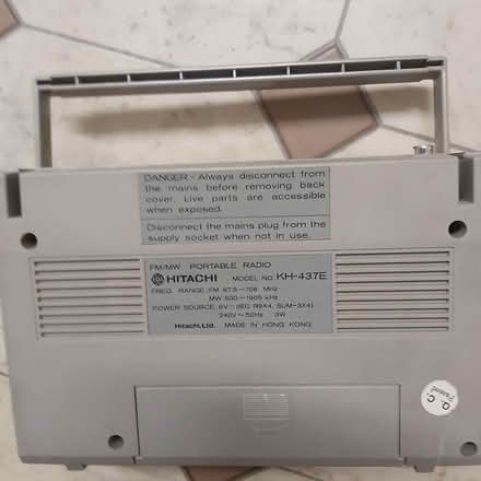 Photo of free Hitachi portable radio (Ramsden Heath CM11) #3