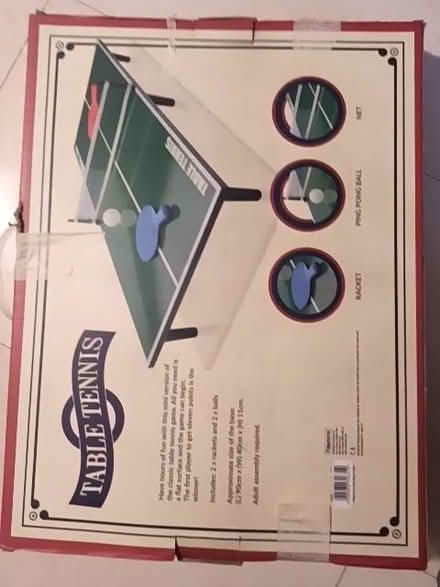 Photo of free mini table tennis (BT13) #1