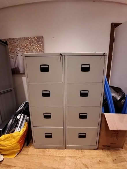 Photo of free X2 foolscap 4 drawer filing cabinets (Bromley BR3) #1