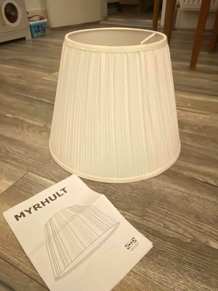 Photo of free IKEA Myrhult White Lamp Shade 33cm (Chatham ME4) #1