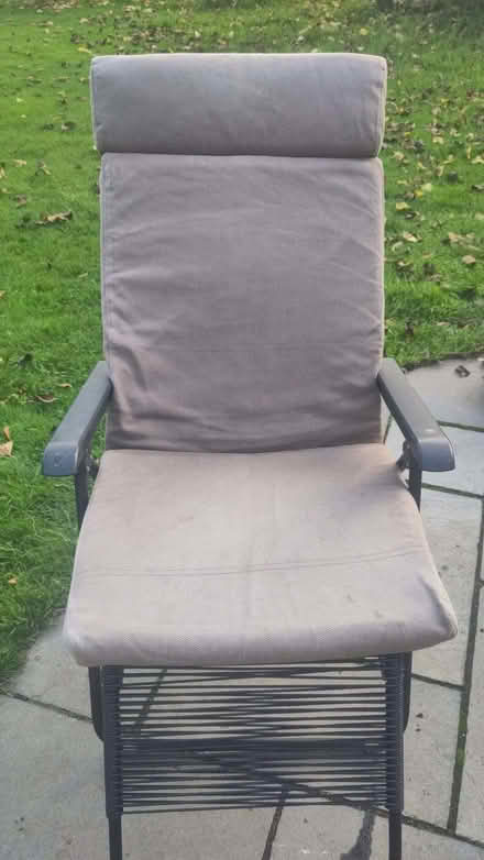 Photo of free IKEA Poang cushion and removable cover only (no chair) (IP4) #1