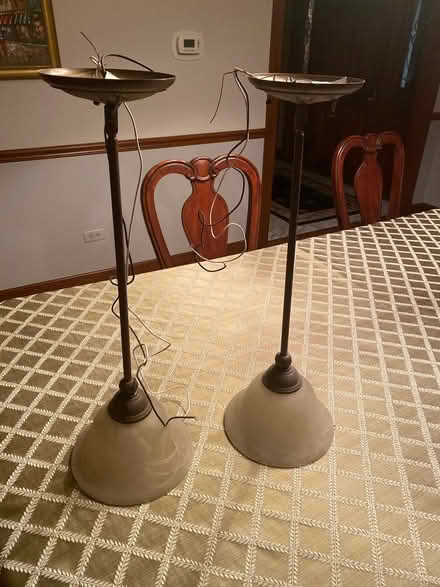 Photo of free 2 Hanging light fixtures (Burr Ridge) #1