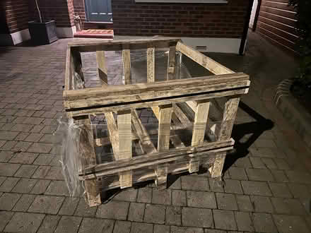 Photo of free Wooden Pallet with sides (SM1) #1