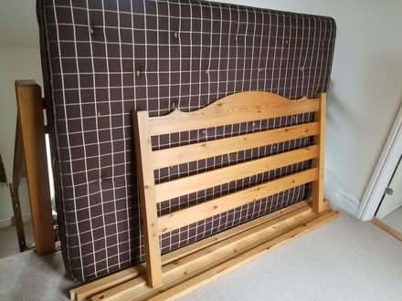 Photo of free 4' 6" double bed (Speldhurst TN3) #1