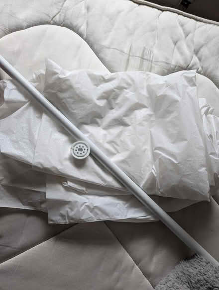 Photo of free IKEA Shower curtain w/ tension pole (Tooting, SW17) #1