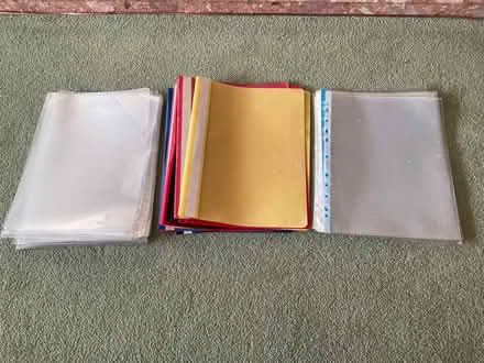 Photo of free Slip files, A4 binders and plastic pockets (Panshanger AL7) #1