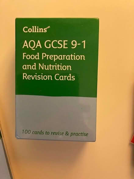 Photo of free GCSE food preparation and nutrition revision book and cards (Woodseats S8) #2