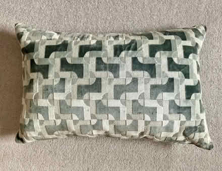 Photo of free John Lewis patterned oblong cushion (Arborfield Garrison RG2) #1
