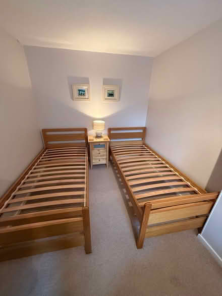 Photo of free 2 single bed frames (Poole BH15) #1