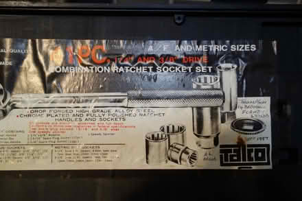 Photo of free 41pc Combination Ratchet Socket set (L37) #2