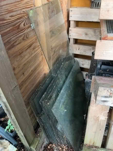 Photo of free Glass panels from greenhouse (Apsley HP3) #1