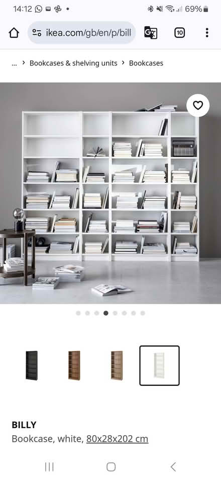 Photo of free Ikea Billy large shelves (islington N1) #1