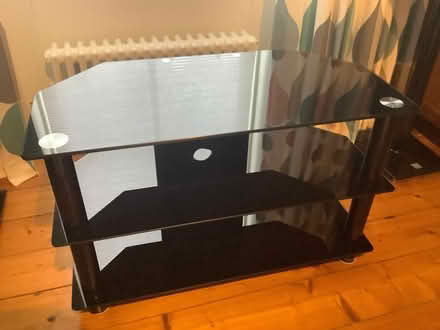 Photo of free Tv stand glass (Lochend EH6) #1
