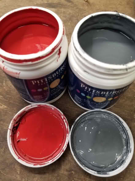 Photo of free Red & Gray Paint (Bolingbrook, near Menards) #1
