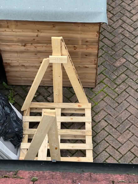 Photo of free Two wooden pellet (New Malden KT3) #2