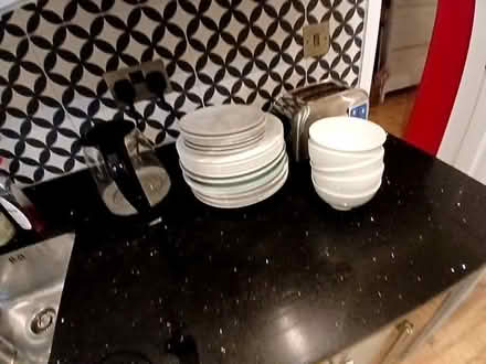 Photo of free Set of whites plates and bowls (islington N1) #1