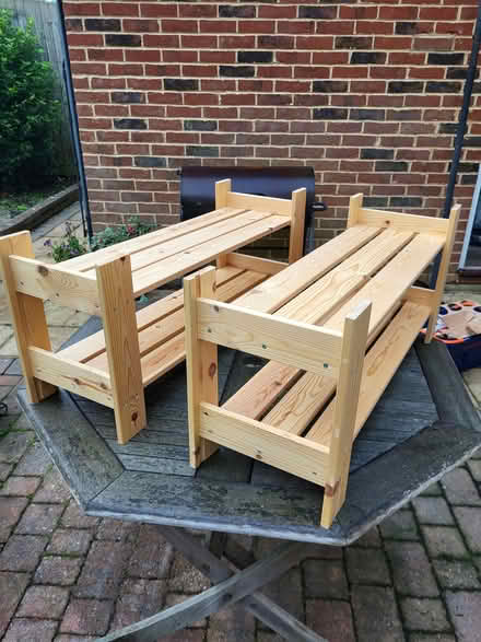 Photo of free Wooden shoe racks (East Oakley RG23) #2