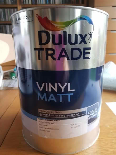 Photo of free 5l Dulux Vinyl Matt (Vale (LA1)) #1
