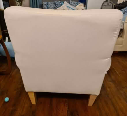 Photo of free Armchair - white and wood (Bradley Stoke BS32) #3