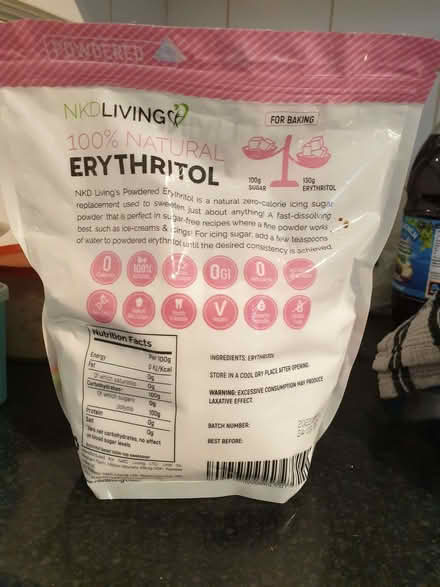 Photo of free Erythritol unopened (Little Hallam DE7) #2