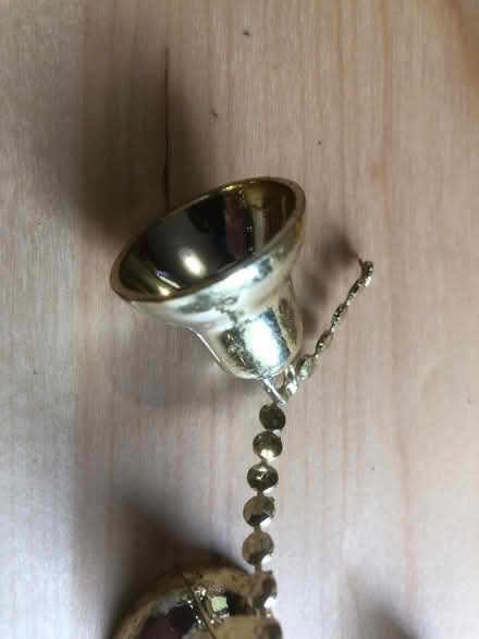 Photo of free Gold Christmas Bells and Candle (North Tonbridge TN9) #4