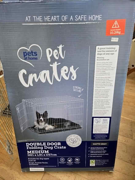 Photo of free Folding Dog Crate, Medium (Melksham SN12) #1