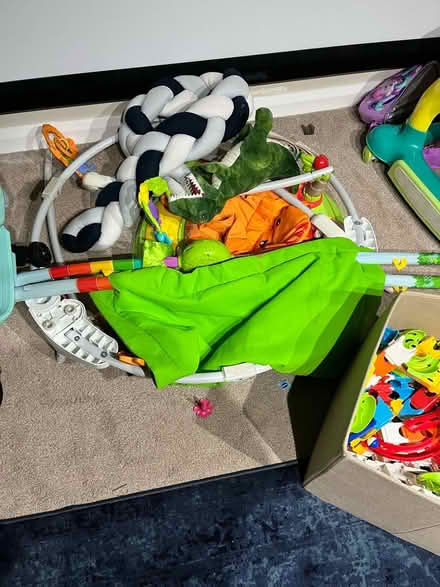 Photo of free Toy kitchen, easel, walker, bouncer (CR2) #2