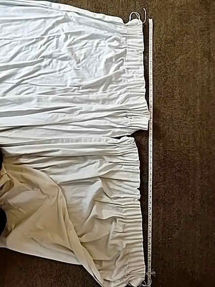 Photo of free Two pairs white curtains with separate linings (Northway OX3) #3