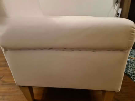 Photo of free Armchair - white and wood (Bradley Stoke BS32) #4