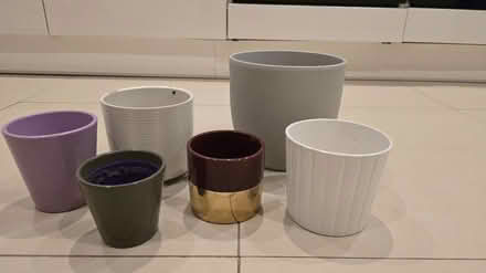 Photo of free Plant pots x 6 (E15 Stratford/Plaistow) #1