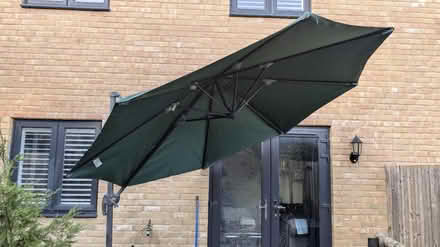 Photo of free Patio Umbrella & base (TN25) #2