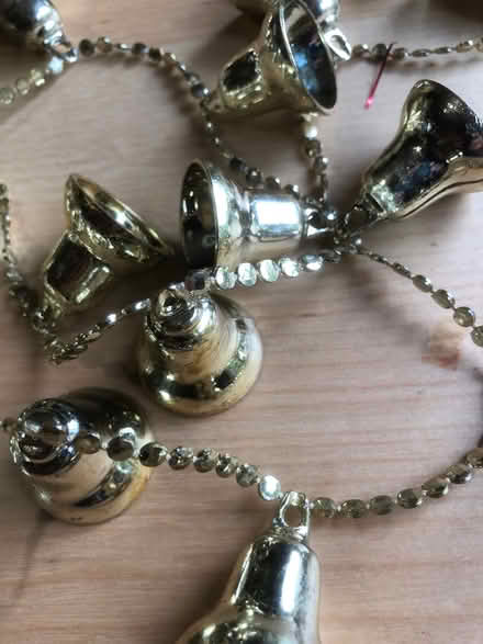 Photo of free Gold Christmas Bells and Candle (North Tonbridge TN9) #1