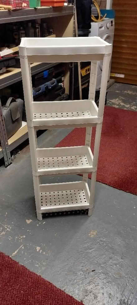 Photo of free Plastic bathroom shelf (Shifnal TF11) #1