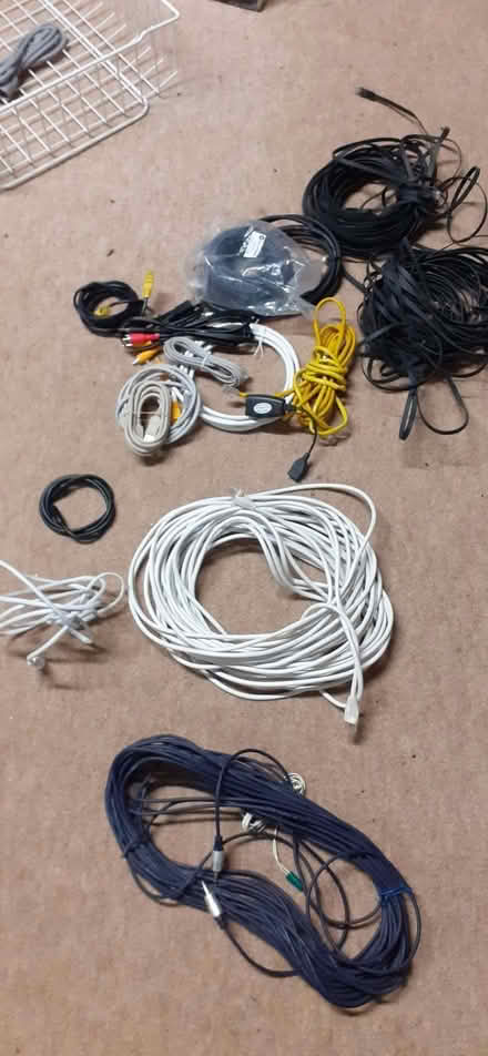 Photo of free Ethernet cables and misc cables (Washingborough LN4) #1