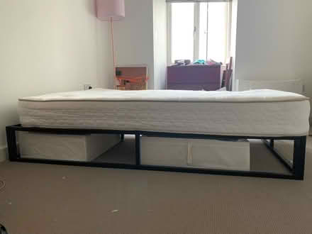 Photo of free Small double platform bed (Forest Hill) #1