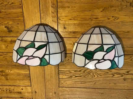 Photo of free 2 Wall uplighters - glass (Goring-by-Sea) #1