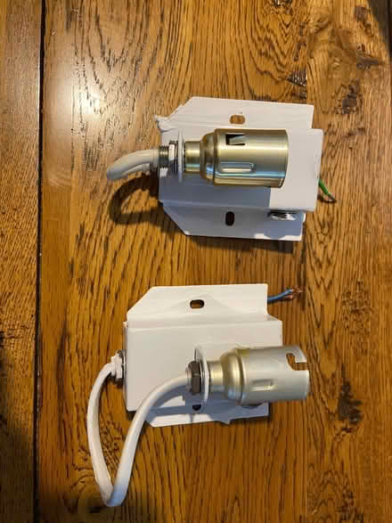 Photo of free 2 Wall uplighters - glass (Goring-by-Sea) #2